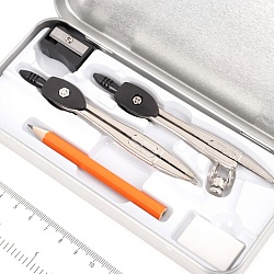 готовальня  9 предметов в металлическом пенале