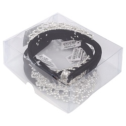 ободок чёрный  для волос "диадема"