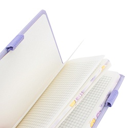 Блокнот А6  80л обложка "Цветы" с рисунком 3D эффект