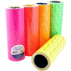 ценник 20*30мм "darvish" цветной