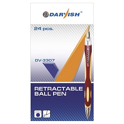 ручка  авт. син. "darvish" корпус цветной "soft"