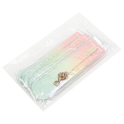 закладка металлическая "воздушные шары с домом"