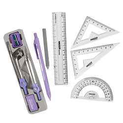 готовальня 10 предметов "xo mate" в метал. футляре