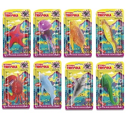 игрушка тянучка морские животные 8 видов джолли джот