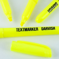 текстмаркер "darvish" желтый