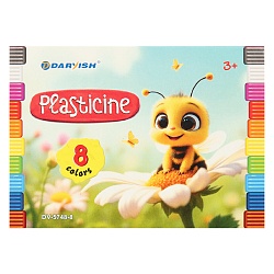 пластилин  8цв. "darvish" 160г со стеком