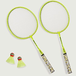 бадминтон в наборе (воланчик, мячик+ракетки) в чехле