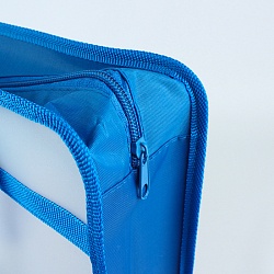 папка детская с ручками а4 пласт. с рисунком на молнии пираты