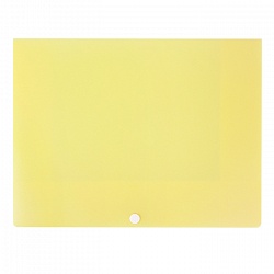 папка на кнопке а4 500мкм жёлтая
