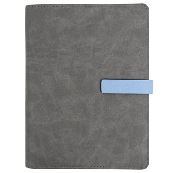 ежедневник а5 недатиров. 100л обложка кож.зам. на кольцах с магнитной застёжкой