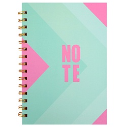 книжка записная  а5  80л  в клетку на спирали