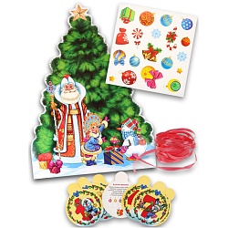 адвент-календарь с карточками "ёлка. обратный счет"