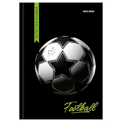 книжка записная  а6  64л "футбольная тема-9" 7бц, глянц.лам.
