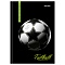 книжка записная  а6  64л "футбольная тема-9" 7бц, глянц.лам.
