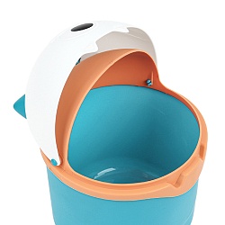 ёмкость для мусора настольная синяя