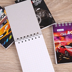 Блокнот  7*10см  60л  "Машины" на гребне