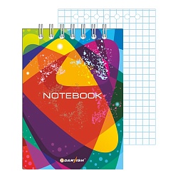 Блокнот  7*10см  60л  "Офис" на гребне