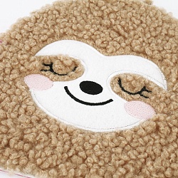 Блокнот 18*18см  на спирали "Darvish" 80л. мордочки меховые ассорти