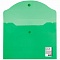 папка-конверт на кнопке а5 "staff" прозрачная зеленая 150мкм
