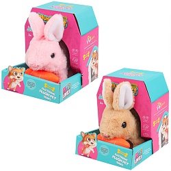 кролик с морковкой.игрушка