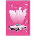 Обложка на пропуск/проездной "Розовый кабриолет" ПВХ