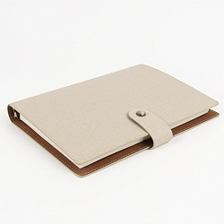 ежедневник а5 недатиров. 100л обложкакож.зам. на кольцах  с магнитной кнопкой