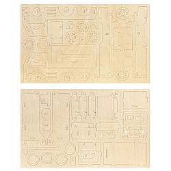 сборная модель из дерева самосвал