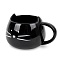 кружка "кот" керамика 450мл черного цвета