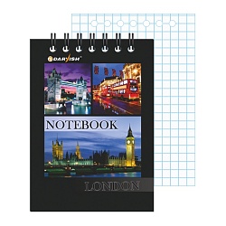 Блокнот  7*10см  60л  "Города" на гребне