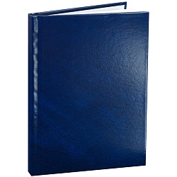 ежедневник недатированный  а6  96л. синий  бумвинил