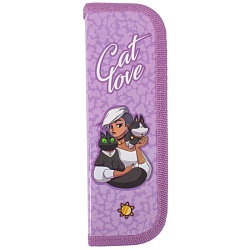 пенал 1отдел. 190* 65мм cat love