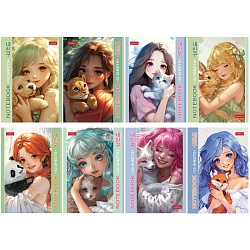 Блокнот А6  32л "Милый друг " на скрепке Хатбер