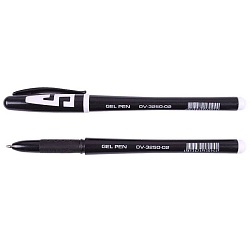 ручка гелевая чёрная "darvish" корпус чёрный