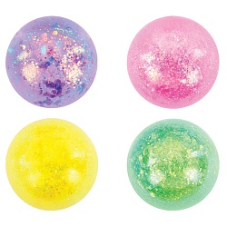 игрушка-антистресс "шар с блёстками" 6см