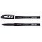 ручка гелевая чёрная "darvish" корпус чёрный
