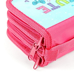 пенал 3отдел. 190*105мм  печать на фольге blondy girl