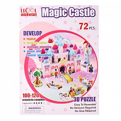 пазл 3d "magic castle" lk-8860 (72 элемента)