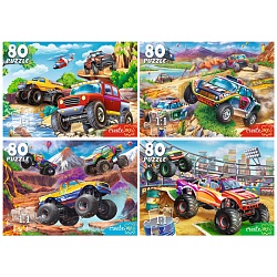 пазлы   80 элементов крутой вираж № 16