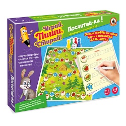 игра развивающая серии «пиши-стирай». посчитай-ка!