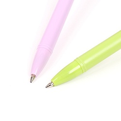 ручка шар. синяя  пушистик