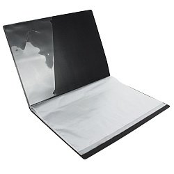 папка  10 файлов 500мкм черная