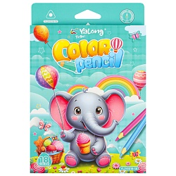 карандаши 18цв трёхгранный корпус