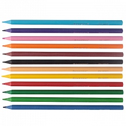 карандаши 12цв "darvish"  корпус пластиковый трёхгранный (набор)