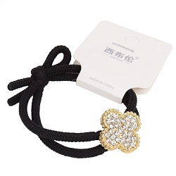 резинка для волос с цветочком