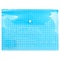 папка-конверт на кнопке а4 синяя 160мкм