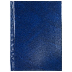 ежедневник недатированный  а6  96л. синий  бумвинил