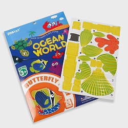 пазл 3d "ocean world" butterfly fish. игрушка