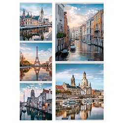 тетрадь  48л кл. "мировая архитектура-4" обложка цветная мелованная