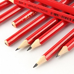 карандаш ч/г koh-i-noor b "triograph 1" красный корпус, трёхгран. заточен.