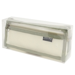 пенал на молнии оливковый